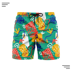 Pantalones Cortos Deportivos Hawaianos para Hombre, Traje de Baño de Diseñador, Pantalones Cortos de Surf para Hombre, Trajes de Baño, Pantalones Cortos de Muay Thai para Hombre - Product Image 3