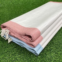 80*125cm pour 100kg emballage de grain vide polypropylène tissé sac pp tissé sac pour haricots cors riz maïs