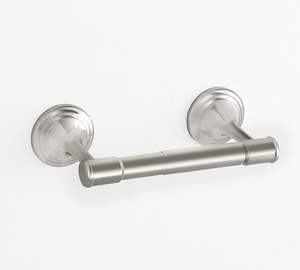 Porte-papier hygiénique en alliage de qualité supérieure avec organisation de finition de peinture en aérosol doré élégant monté sur mur métallique - Product Image 6