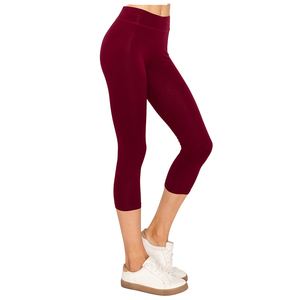 Leggings Deportivos de Alta Calidad en Spandex/Poliéster, Tejido de Punto, para Mujer, Venta al Por Mayor, Transpirables, para Yoga, Fitness y Gimnasio - Product Image 1