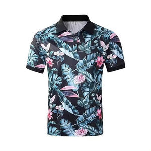 2025 nuevo estilo para hombre para Polo suave 100% algodón Jersey de secado rápido transpirable con estampado de sublimación patrón sólido - Product Image 1