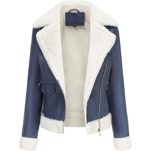 Chaqueta de piel de oveja personalizada con interior de piel de cabra auténtica, abrigo cálido de invierno para mujer - Product Image 6