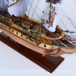 Large Size USS Constitution Model Ship Hand-Painted Crooked Sails <b>Wood</b> Craft Freestanding <b>Customized</b> Shape Wall <b>Sign</b> Home Decor - Product Image 4