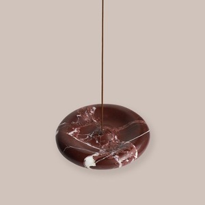 Soporte de incienso redondo de mármol blanco quemador de incienso de piedra natural soporte de incienso minimalista aromaterapia en casa meditación de yoga - Product Image 4