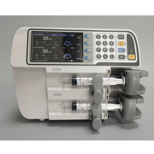 Köpek cerrahi kullanım için ucuz yeniden kullanılabilir çift kanallı veteriner infüzyon şırınga pompası - Product Image 4