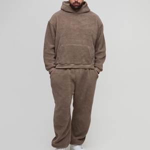 Tissu chaud à la mode en gros Logo personnalisé survêtement pour hommes Streetwear survêtements très exigeants pour l'hiver respirant personnalisé - Product Image 1