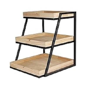 Rustic Wood Display Risers Rectangular Decorative <b>Stands</b> for Arranging & Showcasing Your Favorite Items - Product Image 6