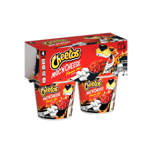 Venta al por mayor de Cheetoss Flamin' Hot Mac N Cheese en vasos de 2.11oz, 12 vasos por caja, salsa de pasta audaz y cremosa para distribuidores globales - Product Image 2