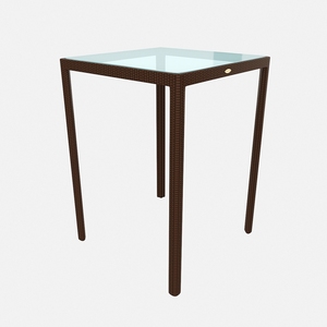 MESA BARRA CON SUPERIOR DE CRISTAL REDUCIDO (LCO/005/005) - Product Image 5