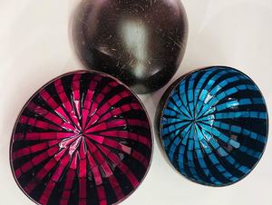 Cuenco decorativo para fruta, ensalada, fideos, arroz, cáscara de coco, cuencos de coco naturales, cucharas, producto hecho en Vietnam, novedad - Product Image 4