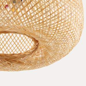 Prix bon marché pour la vente en gros rotin bambou abat-jour bambou naturel suspension pour la maison cuisine hôtel décoration - Product Image 3