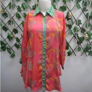 Tunique longue d'été élégante pour femmes élégante Style indien pakistanais coton Kurti avec dentelle dernière Viscose Style ethnique adultes filles - Product Image 1