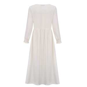 Lâche Baggy papillon style femmes robe musulmane avant ouvert Abaya à la mode soyeux Viscose musulman Abaya conceptions personnalisées - Product Image 3