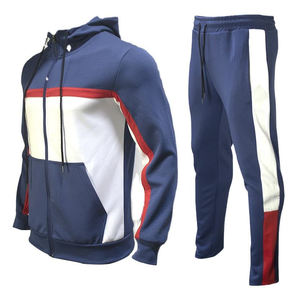 ชุดวอร์มมีซิปสำหรับผู้ชายชุดออกกำลังกายแขนยาวมีซิปสำหรับใส่ออกกำลังกาย - Product Image 1