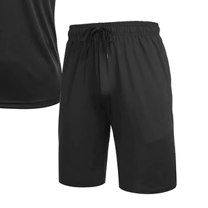 ชุดเซ็ตเสื้อยืดแขนสั้นลำลองสำหรับผู้ชาย ลายพิมพ์แบบรีดร้อน ผ้าฝ้าย 100% ระบายอากาศได้ดี แห้งเร็ว ไซส์ใหญ่พิเศษ เหมาะสำหรับฤดูร้อน - Product Image 5