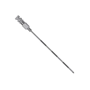 Tuohy-aguja de punción Lumbar de 76mm, aguja de cirugía General con bloqueo Luer