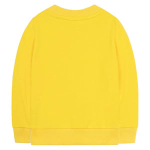Bonne qualité Streetwear enfant en bas âge sweat couleur jaune poids lourd col rond enfants Baggy sweats pour tenue décontractée - Product Image 2