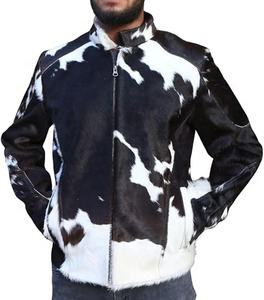 Fait sur mesure 2024/2024 nouveaux hommes et femmes en plein air vache cheveux sur veste en cuir haut tendance nouvelle veste en cuir unisexe - Product Image 1
