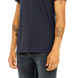 Camiseta Heather Midnight Navy Unisex CVC-52% Airlume Cotton, 48% Poly, 4,2 oz - Product Image 5