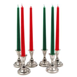 Bougeoir conique décoratif en métal pour la maison et Noël pour la décoration d'éclairage de table - Product Image 2