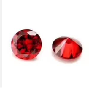 โกเมนธรรมชาติขนาด13มม. เจียระไนแบบเหลี่ยมเพชรพลอยหลวมโกเมนสีแดง - Product Image 2