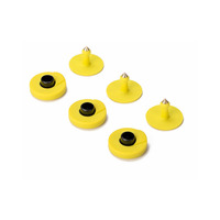 Tag telinga ternak rfid FDX-B 134.2khz tag telinga babi