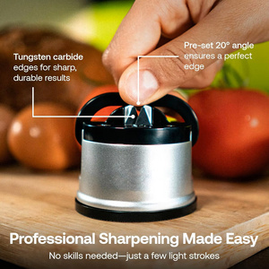 Afilador de cuchillos manos libres <span class=keywords><strong>global</strong></span> Base de succión de agarre eléctrico de fácil uso Ángulo preestablecido de 20 grados para todos los cuchillos para <span class=keywords><strong>Chef</strong></span> - Product Image 6