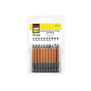 Easy Work 10-Piece <b>Screwdriver</b> Bit Set 12-Pack Size Convenient for Everyday Use - Product Image 2