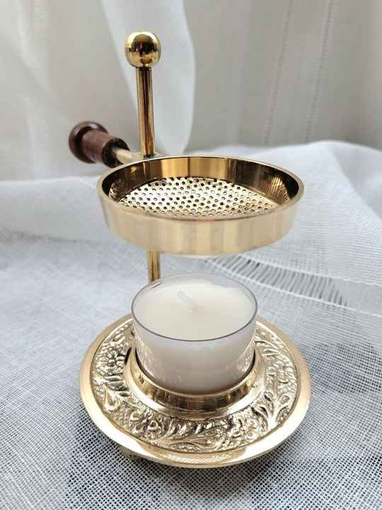 ACCESSORIES 2025 New Wood Mother of Pearl Bakhoor Burner Incense Madhkan Burner Arabic Oud Burner for Home Fragrance for Ramadan