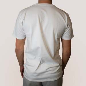 Camiseta Smash de algodón blanca para hombre con logo pequeño L - Product Image 2