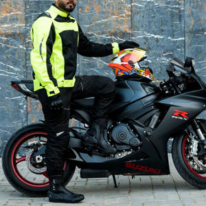 Veste de moto en maille pour hommes été automne veste d'équitation de moto Protection de course veste de Motocross imperméable - Product Image 6