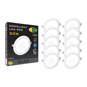 Spots LED encastrés 20W pour plaques de plâtre - Product Image 2