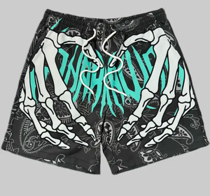 Pantalones Cortos de Malla Transpirable para Hombre, Estampado Paisley de Alta Calidad, Hasta la Rodilla, Sublimados, Ideales para Verano y Playa - Product Image 2