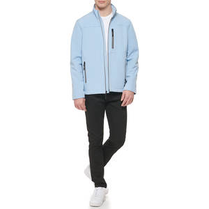 Vestes Softshell Personnalisées pour Hommes Polyester/Coton Épais Chaud Léger Fermeture Éclair Extérieur Escalade Lettre Écologique Séchage Rapide - Product Image 3