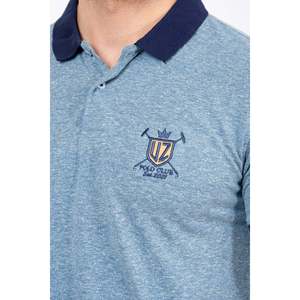 เสื้อโปโลผู้ชาย NOIRA รุ่นทันสมัย ปักโลโก้ตามสั่ง ผ้าฝ้าย 100% ระบายอากาศได้ดี ซิปสีเข้ม ดีไซน์ลายเรียบ - Product Image 4