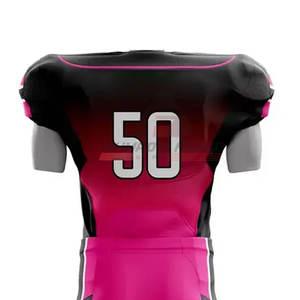 Uniforme de Fútbol Americano Transpirable para Hombre, Talla Grande, para Prácticas de Verano, Diseño de Logotipo Personalizable, Manga Corta, Ropa de Equipo 100% - Product Image 5