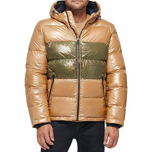 Vestes d'hiver matelassées pour hommes personnalisées de haute qualité à col rond, vente chaude, vêtements d'hiver OEM - Product Image 1