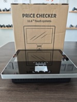 Pemindai Barcode-Penggunaan Supermarket Layar 11,6 Inci Sistem Operasi Android WiFi Dual Band Bodi Logam Pemindaian Kecepatan Tinggi Stok Putih