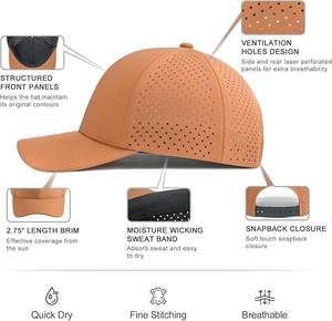 Sombrero de camionero de malla de ante de 6 paneles estilo deportivo al por mayor gorras lisas de poliéster en blanco para impresión por sublimación - Product Image 5