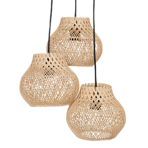 โคมไฟดีไซน์ทันสมัยสำหรับตกแต่งบ้าน ผลิตจากไม้ไผ่หวายทำมือ เป็นมิตรกับสิ่งแวดล้อมจากเวียดนาม - Product Image 1