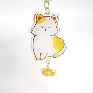 Kawaii Design Dreamy Anime Porte-clés Jouet Mica Irisé avec Décoration de Sac Mignon pour les Fans - Product Image 2