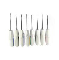 Alat Bedah Gigi Profesional Luxating Elevator & Periotom 4 Buah Bahan Stainless Steel Manual Dapat Digunakan Kembali Set Instrumen Bedah Ergonomis