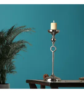 Best Quality Metal <b>Brass</b> Gold Plating Candle Stand Luxury Wedding Christmas Home Decoration Elegant Lantern Style <b>Candlestick</b> - Product Image 2