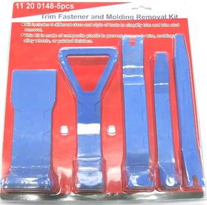 Kit de 5 attaches de fixation en nylon et fibre de verre pour panneaux moulurés (rouge/bleu) à commande manuelle - Product Image 2