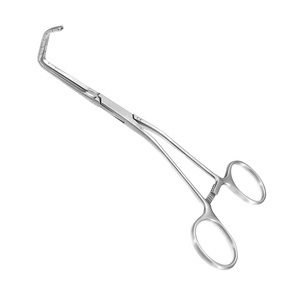 Pince d'anastomose coudée, saucière atraumatique, mâchoires de 20mm, tiges coudées, instruments chirurgicaux de 7 pouces (18cm) - Product Image 2