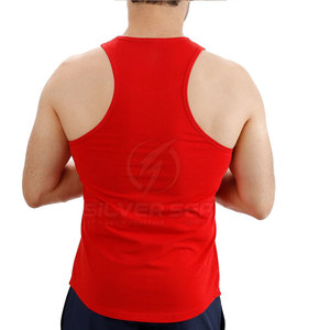 La mejor camiseta sin mangas de material para hombre, diseño de logotipo personalizado y función de secado rápido, superventas, camiseta de gimnasio lisa - Product Image 4