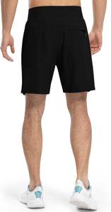 กางเกงขาสั้นระบายอากาศได้ดีสำหรับผู้ชายกางเกงขาสั้นออกกำลังกายออกกำลังกายแบบลำลองดีไซน์ใหม่มีกระเป๋าเอวยางยืด - Product Image 3