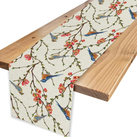 Ensemble de chemin de table et de nœuds de chaise en coton tissé Habesha d'Éthiopie, personnalisé, simple et durable |   Impression de logo 3D |   Décoration d'événements de mariage |   Lavable