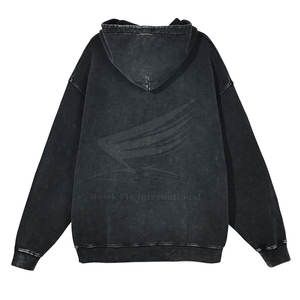 Dernier design, haute qualité, taille personnalisée, sweat à capuche pour homme d'hiver, fabriqué au Pakistan, coton mélangé respirant, lavage à la pierre - Product Image 2