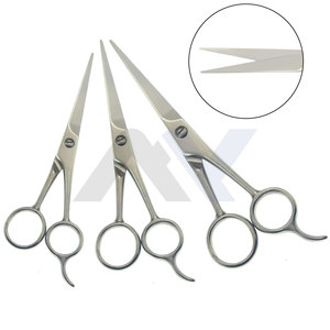 3 uds tijeras de corte de pelo de peluquero y tijeras de corte de aseo 5,5 6,5 7,5 pulgadas cuchillas afiladas corte de pelo peluquería hombres mujeres niños - Product Image 1